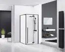Душевая кабина REA FARGO BLACK 90х90 (REA-K6318)