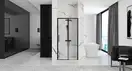 Душевая дверь REA RAPID SLIDE 130 BLACK (REA-K6403)