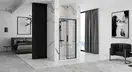 Душевая дверь REA RAPID SLIDE 130 BLACK (REA-K6403)