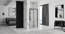 Душевая дверь REA RAPID SLIDE 130 BLACK (REA-K6403)
