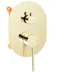 Душевая система REA OVAL GOLD + BOX скрытого монтажа (REA-P8466)