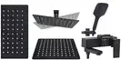 Rea FORT BLACK MAT Душевой гарнитур, черный (REA-P9861)