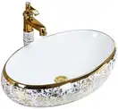 Умывальник (раковина) REA MERYL WHITE GOLD накладной (REA-U5054)