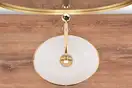 Умывальник (раковина) REA SOFIA MINI GOLD WHITE накладной (REA-U6334)