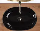 Rea Cleo Black Умывальник накладной, черный (REA-U6757)