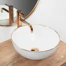 Rea Stella Rose Gold Edge Умивальник накладний (REA-U7444)
