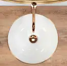 Rea Stella Rose Gold Edge Умивальник накладний (REA-U7444)
