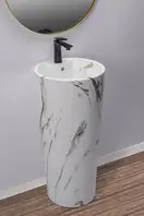 Умывальник (раковина) REA BLANKA MARBLE напольный (REA-U8704)