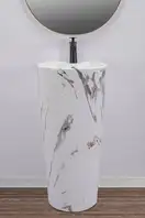 Умывальник (раковина) REA BLANKA MARBLE напольный (REA-U8704)