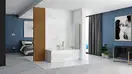 Шторка для ванны REA ELEGANT GOLD 70 постоянная (REA-W5600)