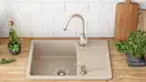 Кухонна мийка REA NILS BEIGE набір 5в1 (ZLE-00102)