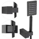 Душевой гарнитур скрытого монтажа Yoka DUAL BLACK + BOX черный (BP.DUAL-BLK)