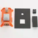 Душовий гарнітур прихованого монтажу Yoka DUAL 25 BLACK + BOX чорний (BP.DUAL25 BLK)
