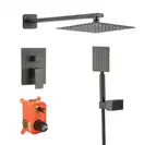 Душовий гарнітур прихованого монтажу Yoka DUAL 30 BLACK + BOX чорний (BP.DUAL30 BLK)