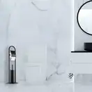 Держатель ершика для унитаза\туалетной бумаги Yoka LAZARO BLACK черный (P.LAZARO-BLK)
