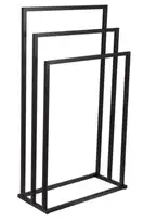 Вешалка для полотенец Yoka LONIA3 BLACK черная (P.LONIA3-BLK)