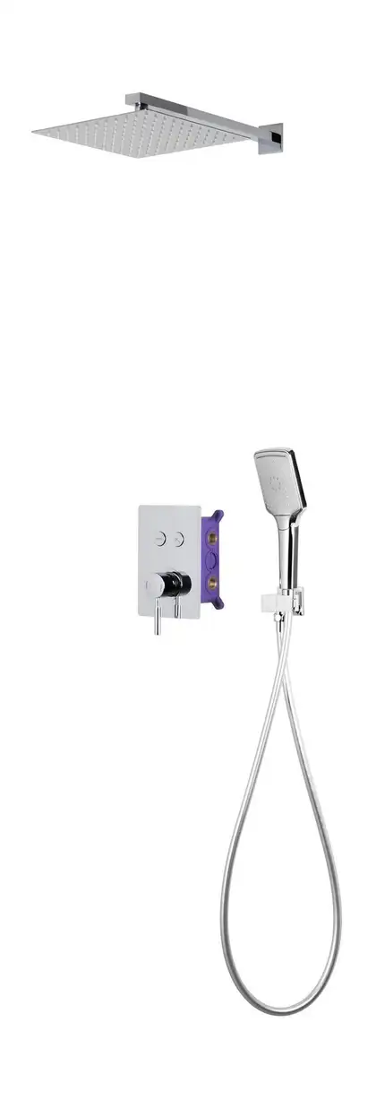 Душовий гарнітур прихованого монтажу Corsan CMZ068CH CHROM + BOX хром (647007) Душовий гарнітур прихованого монтажу Corsan CMZ068CH CHROM + BOX хром (647007)