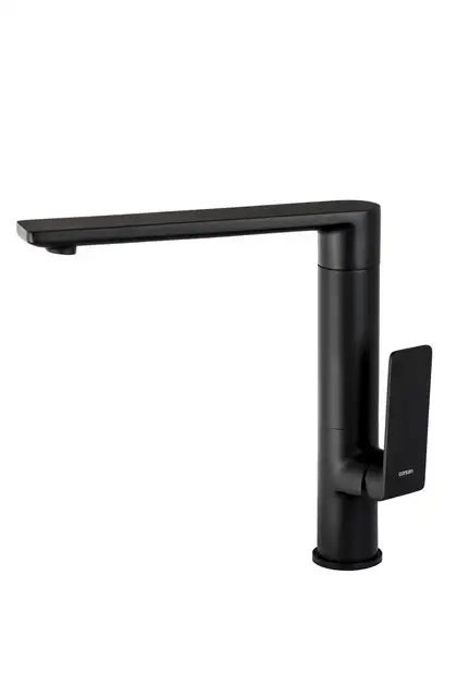 Смеситель для кухни Corsan TRINO BLACK MATT черный з подвижным носиком (CMB7121BL) Смеситель для кухни Corsan TRINO BLACK MATT черный з подвижным носиком (CMB7121BL)