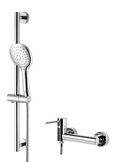 Душовий гарнітур Corsan CHROME зі штангою (CMZ061MCH) Душовий гарнітур Corsan CHROME зі штангою (CMZ061MCH)
