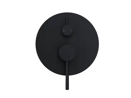 Душевая система CORSAN LUGO BLACK + BOX скрытого монтажа (Z03MBL)