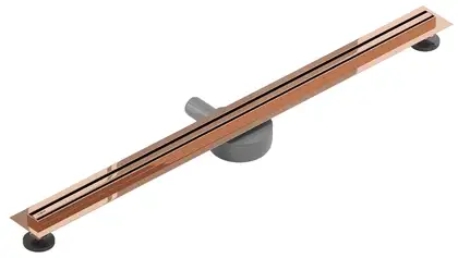 Трап для душа MEXEN FLAT SLIM ROSE GOLD 80 см. (MEX-1641080)