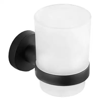 Стакан для зубных щеток MEXEN REMO BLACK (MEX-7050738-70)