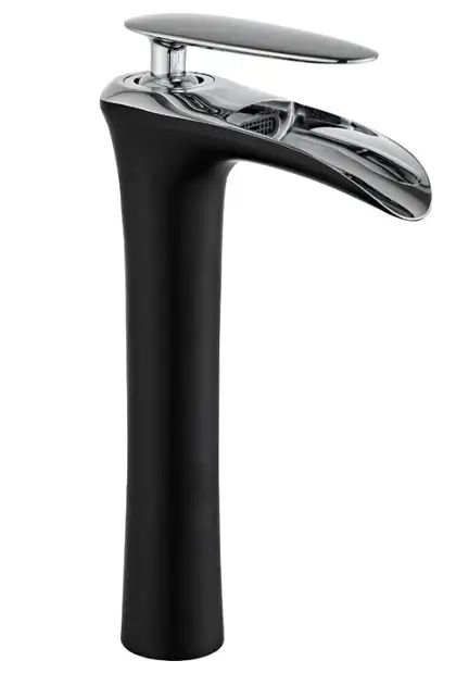 Смеситель для раковины MEXEN LYRA BLACK CHROME высокий (MEX-745310-07)
