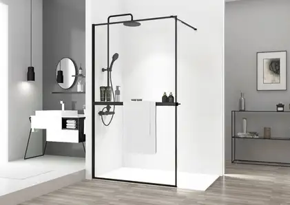 Rea Полка EVO BLACK на душевую стенку (HOM-00652) Rea Полка EVO BLACK на душевую стенку (HOM-00652)