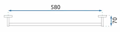 Вешалка одинарная для полотенца REA ERLO 1 CHROM хром (REA-80000) Вешалка одинарная для полотенца REA ERLO 1 CHROM хром (REA-80000)