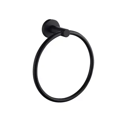 Рушникотримувач кільце REA MIST 05 BLACK чорний (REA-80028) Рушникотримувач кільце REA MIST 05 BLACK чорний (REA-80028)