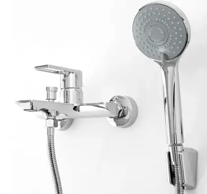 Смеситель для ванны REA FLIP CHROM хром настенный (REA-B2002)