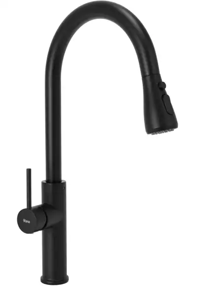 Смеситель для кухни REA NEST BLACK MAT черный (REA-B2057) Смеситель для кухни REA NEST BLACK MAT черный (REA-B2057)
