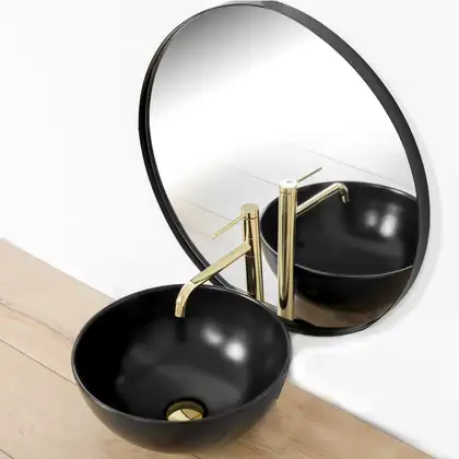Rea Lugano Slim Gold Смеситель для раковины, золотой (REA-B5002) Rea Lugano Slim Gold Смеситель для раковины, золотой (REA-B5002)