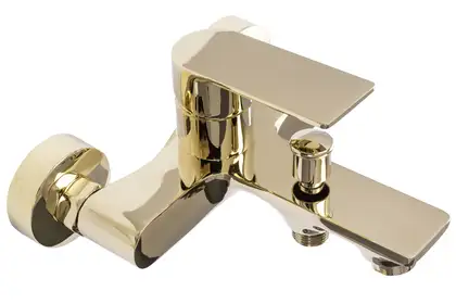 Смеситель для ванны и душа REA MAYSON GOLD настенный с изливом (REA-B5662) Смеситель для ванны и душа REA MAYSON GOLD настенный с изливом (REA-B5662)