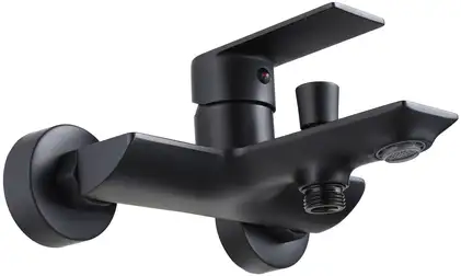 Rea Urban Black Смеситель для ванны и душа, черный (REA-B9910)