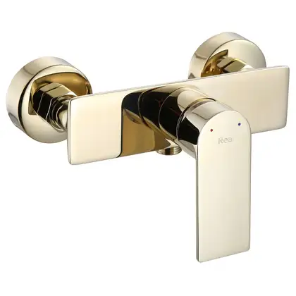 Rea Urban Gold Смеситель для ванны, золото (REA-B9913)