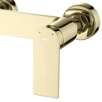 Rea Storm Gold Смеситель для ванны, золотой (REA-B9985) Rea Storm Gold Смеситель для ванны, золотой (REA-B9985)