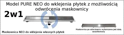 Трап для душа REA PURE NEO 100 см (REA-G0095)