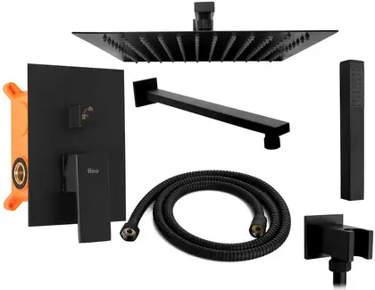 Rea Fenix Black Душова система прихованого монтажу (REA-P6920) Rea Fenix Black Душова система прихованого монтажу (REA-P6920)