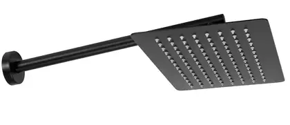 Rea Oval Black Душевая система скрытого монтажа, черная (REA-P8467)