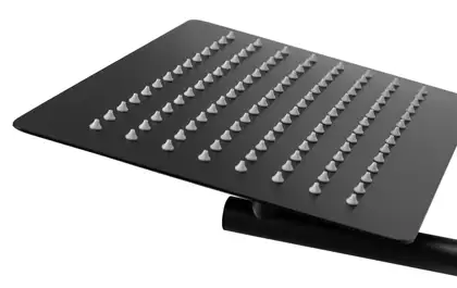 Rea Oval Black Душевая система скрытого монтажа, черная (REA-P8467)