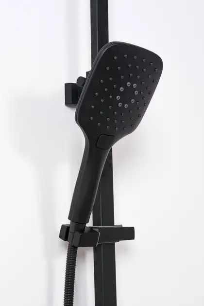 Rea JET BLACK MAT Душевой гарнитур, черный матовый (REA-P9411)