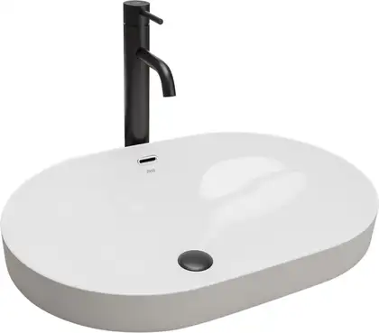 Rea Arleta White Умивальник врізний, білий (REA-U8700) Rea Arleta White Умивальник врізний, білий (REA-U8700)
