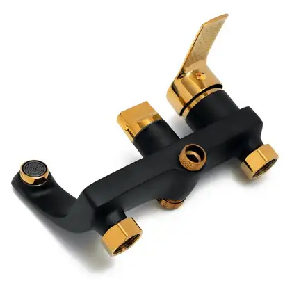 Душовий гарнітур Yoka ROXY GOLD BLACK MATT золотий з виливом (BP.ROXY) Душовий гарнітур Yoka ROXY GOLD BLACK MATT золотий з виливом (BP.ROXY)