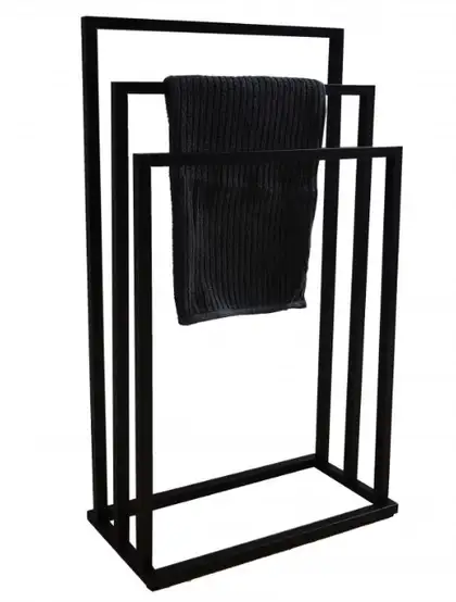 Вешалка для полотенец Yoka LONIA3 BLACK черная (P.LONIA3-BLK) Вешалка для полотенец Yoka LONIA3 BLACK черная (P.LONIA3-BLK)