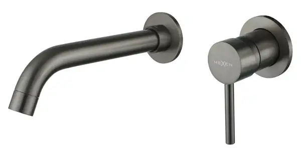 Смеситель для раковины MEXEN ALMA GRAPHITE + BOX скрытого монтажа (MEX-75015-66) Смеситель для раковины MEXEN ALMA GRAPHITE + BOX скрытого монтажа (MEX-75015-66)