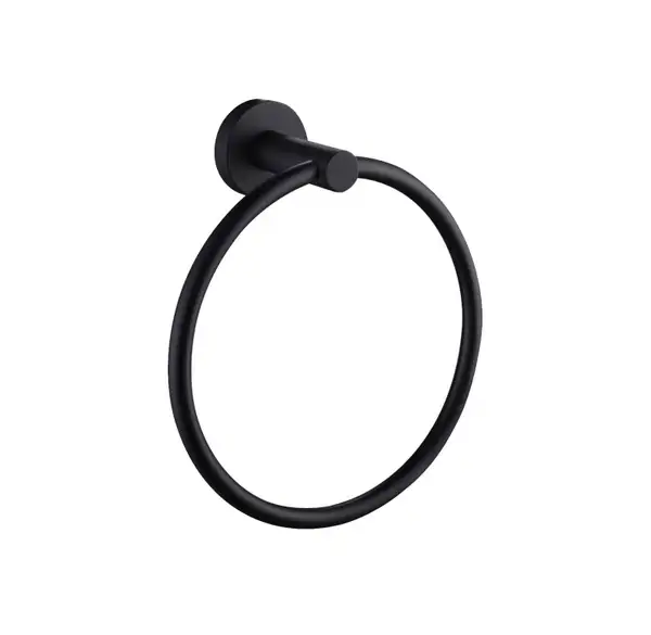 Рушникотримувач кільце REA MIST 05 BLACK чорний (REA-80028)