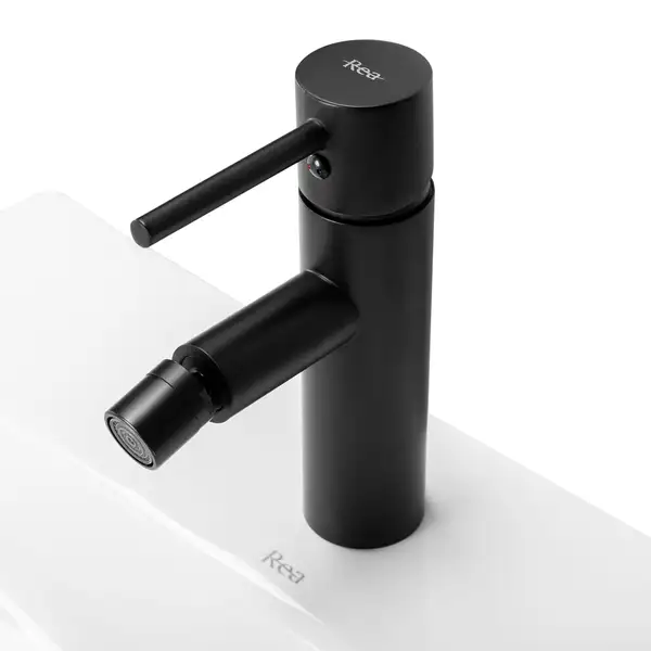 Rea TESS BLACK Смеситель для биде, черный (REA-B5006) Rea TESS BLACK Смеситель для биде, черный (REA-B5006)