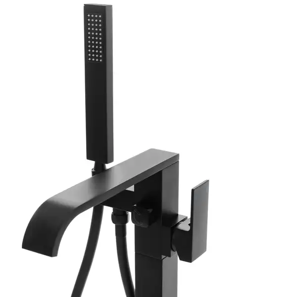 Смеситель для ванны REA CARAT BLACK черный напольный (REA-B5423) Смеситель для ванны REA CARAT BLACK черный напольный (REA-B5423)