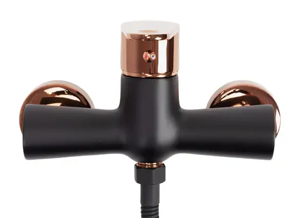Смеситель для ванны и душа REA MILD ROSE GOLD настенный (REA-B9149)
